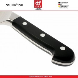 Нож Сантоку с фестончатой кромкой, лезвие 18 см, профессиональная сталь, серия PRO, Zwilling