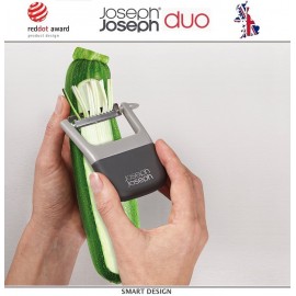 Нож-пилер DUO зубчатый для нарезки соломкой, Joseph Joseph