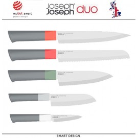 Набор кухонных ножей DUO на подставке, 6 предметов Joseph Joseph