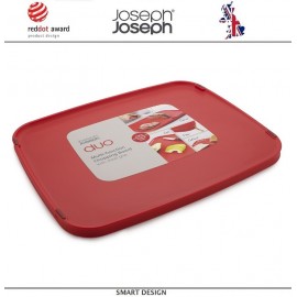 Двухсторонняя разделочная доска Duo Multi-function, красный, Joseph Joseph, Великобритания