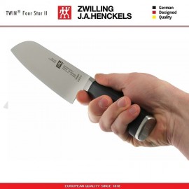 Нож сантоку Twin Four Star II, лезвие 18 см, Zwilling