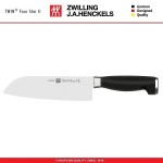 Нож сантоку Twin Four Star II, лезвие 18 см, Zwilling