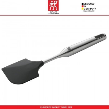 Лопатка TWIN Pure Steel для замешивания теста, силикон пищевой, нержавеющая сталь 18/10, Zwilling