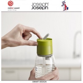 Бутылка Dot Active с контролем потребления воды, 750 мл, серая, Joseph Joseph