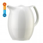 Заварочный чайник с ситечком, 1 л, ABS белый, серия ELLIPSE, Emsa