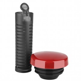 Заварочный чайник со стеклянной колбой, 1 л, полипропилен, красный, серия SAMBA TEA, Emsa