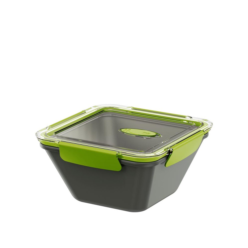 Ланч-бокс Bento Box, 0,9 л, пищевой серый-зеленый, серия Let's Go, Emsa