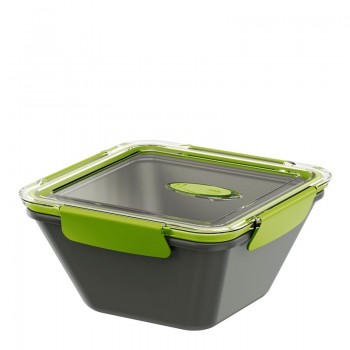 Ланч-бокс Bento Box, 0,9 л, пищевой серый-зеленый, серия Let's Go, Emsa