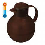 Заварочный чайник со стеклянной колбой, 1 л, полипропилен, коричневый, серия SAMBA TEA, Emsa
