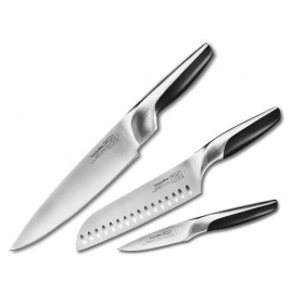 Набор кухонных ножей на подставке, 13 предметов, профессиональная сталь, серия Design Pro, Chicago Cutlery