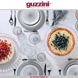Блюдо Tiffany с крышкой, D 36 см, H 14 см, пластик пищевой, цвет серый, Guzzini