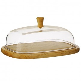 Масленка, L 17,5 см, W 13 см, H 7,5 см, бамбук, поликарбонат, Oriental Way