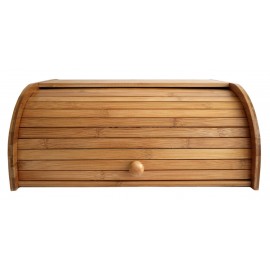 Хлебница с крышкой-слайдером, L 40 см, W 27,5 см,  дерево гевеи тонированное, Oriental Way