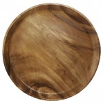 Блюдо для подачи круглое, D 30 см, H 2.5 см, дерево акации, Oriental Way