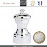 Мельница Mignonnette серебро для соли, H 10 см, PEUGEOT