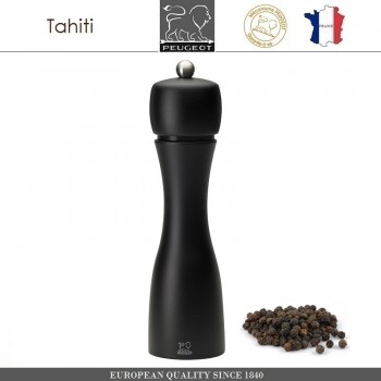 Мельница Tahiti для перца, H 20 см, черный, PEUGEOT