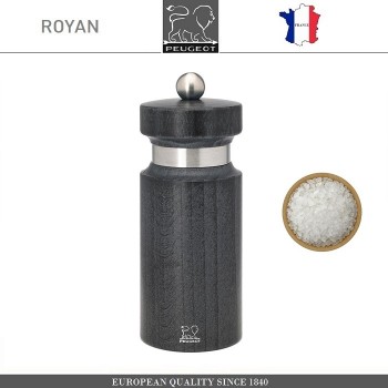 Мельница Royan для соли, H 14 см, бук, сталь, PEUGEOT