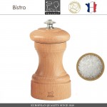 Мельница Bistro для соли, H 10 см, светлое дерево, Peugeot