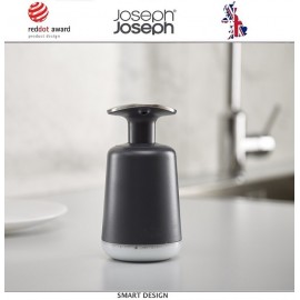 Диспенсер PRESTO для мыла, 250 мл, серый, Joseph Joseph, Великобритания