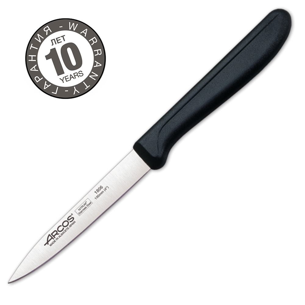 Нож для чистки, лезвие 10 см, серия Genova, ARCOS