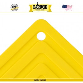 Подставка-прихватка для горячего, L 17.5 см, W 17.5 см, желтый, силикон жаропрочный, Lodge