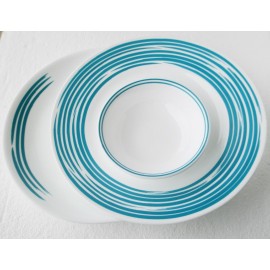 Набор посуды 16 предметов на 4 персоны, серия Brushed Turquoise, CORELLE