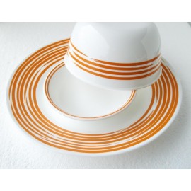 Набор посуды 16 предметов на 4 персоны, серия Brushed Orange, CORELLE