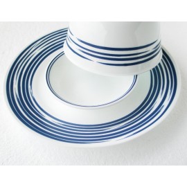 Набор посуды 16 предметов на 4 персоны, серия Brushed Cobalt Blue, CORELLE