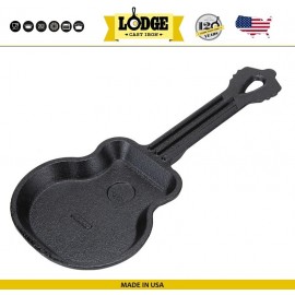 Сковорода "Гитара" для приготовления и подачи, литой чугун, Lodge