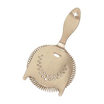 Стрейнер с ушками, сталь, серебряное покрытие, серия Luxe, Bonzer