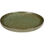 Мелкая тарелка, D 16 см, H 2 см, керамика ручной работы, цвет болотный, серия Surface, Serax