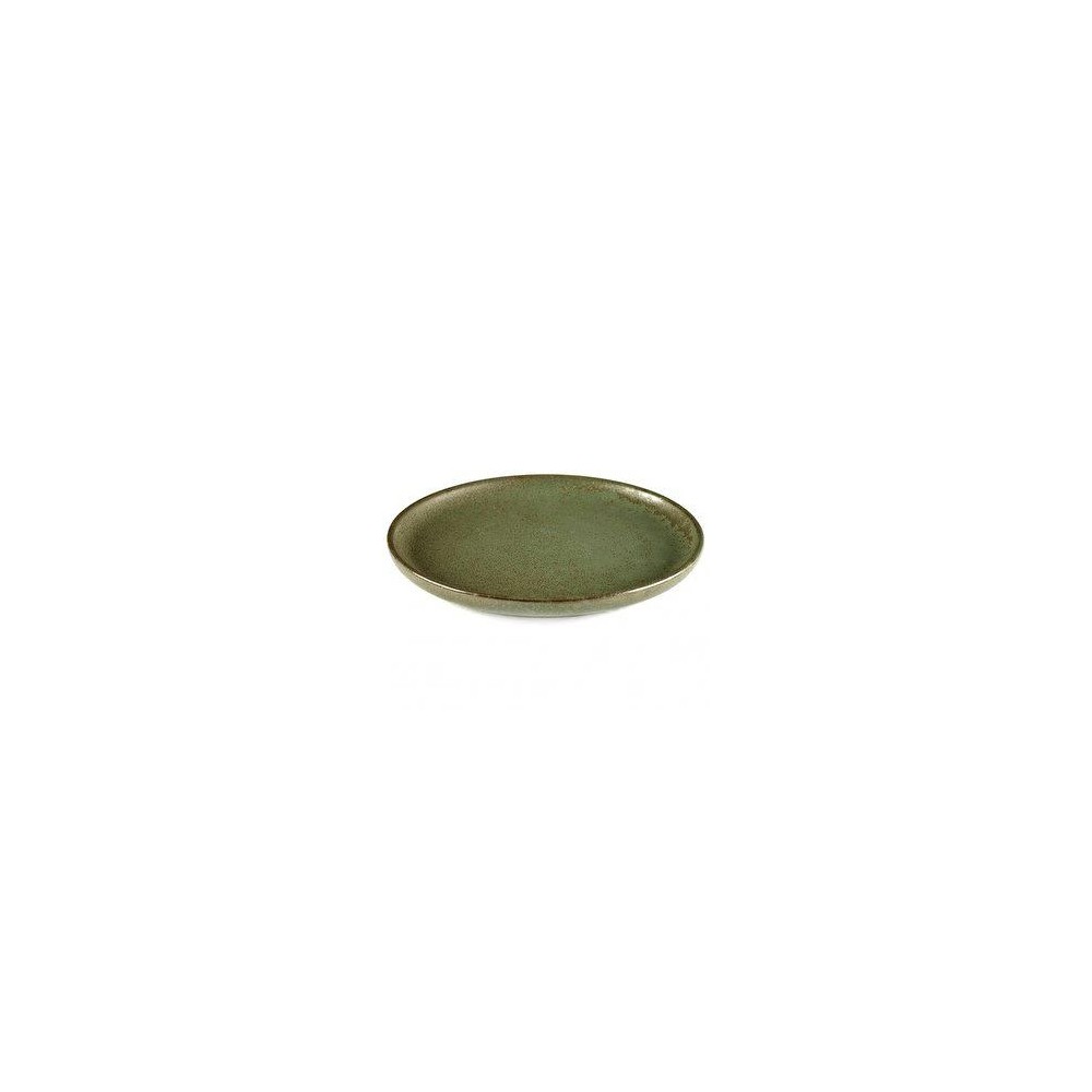 Мелкая тарелка, D 16 см, H 1,5 см, керамика ручной работы, цвет зеленый, серия Surface, Serax