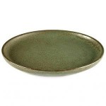 Мелкая тарелка, D 16 см, H 1,5 см, керамика ручной работы, цвет зеленый, серия Surface, Serax