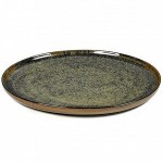 Мелкая тарелка, D 24 см, H 1,5 см, керамика ручной работы, цвет серый, серия Surface, Serax
