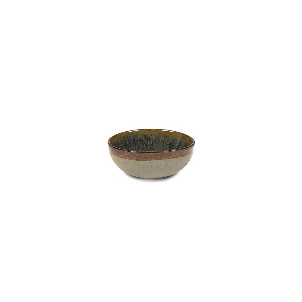 Миска (салатник), D 11 см, H 4,5 см, керамика ручной работы, цвет сизый, серия Surface, Serax
