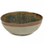 Миска (салатник), D 13 см, H 5 см, керамика ручной работы, цвет сизый, серия Surface, Serax