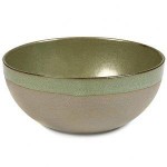 Миска (салатник), D 15 см, H 6,5 см, керамика ручной работы, цвет зеленый, серия Surface, Serax