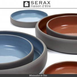Блюдо-салатник DUSK Rouge, D 14.5 см, H 3 см, керамика ручной работы, SERAX