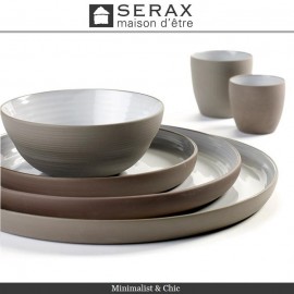Блюдо-тарелка DUSK, D 20.5 см, H 1 см, керамика ручной работы, SERAX