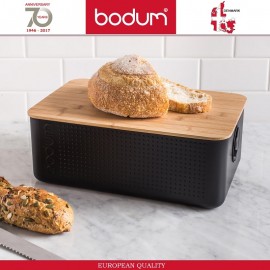 Хлебница Bistro с крышкой-доской для хлеба, оливковый, BODUM