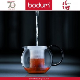 Заварочный чайник ASSAM с пресс-фильтром, 1000 мл, белый, BODUM