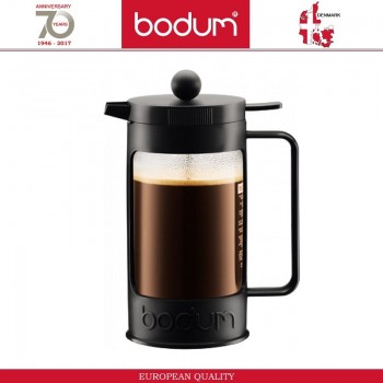 Френч-пресс BEAN для кофе, чая, 350 мл, черный, BODUM