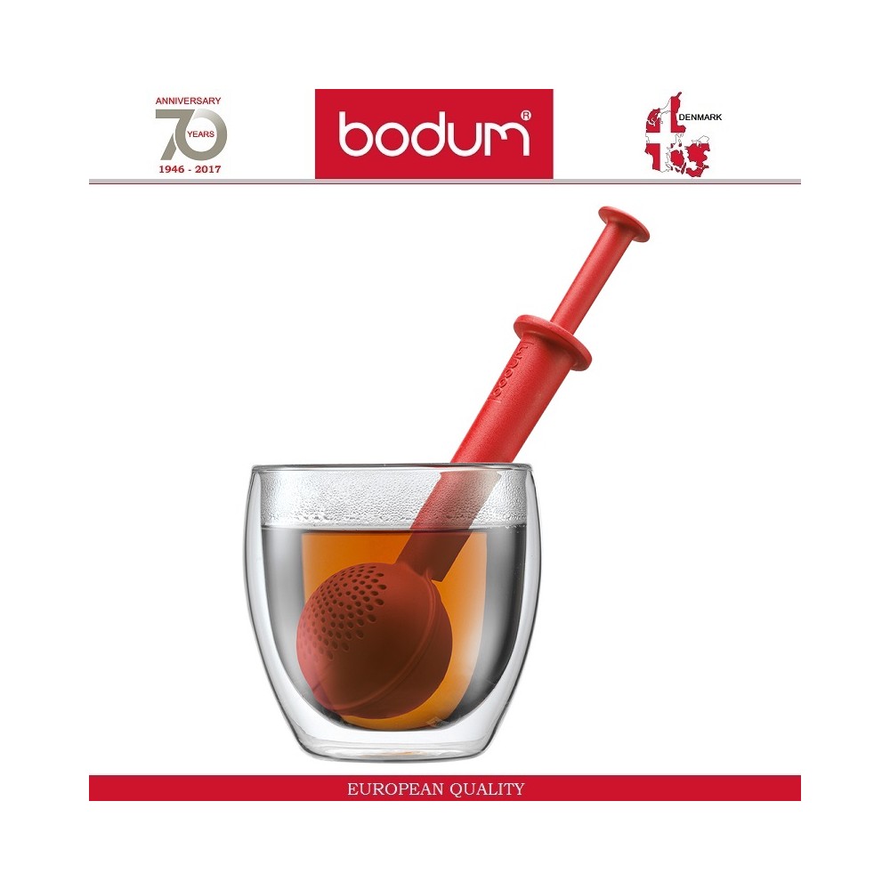 Ситечко TEA EGG BISTRO для заваривания в кружке, красный, BODUM