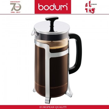 Френч-пресс JESPER, 1000 мл, хром, BODUM