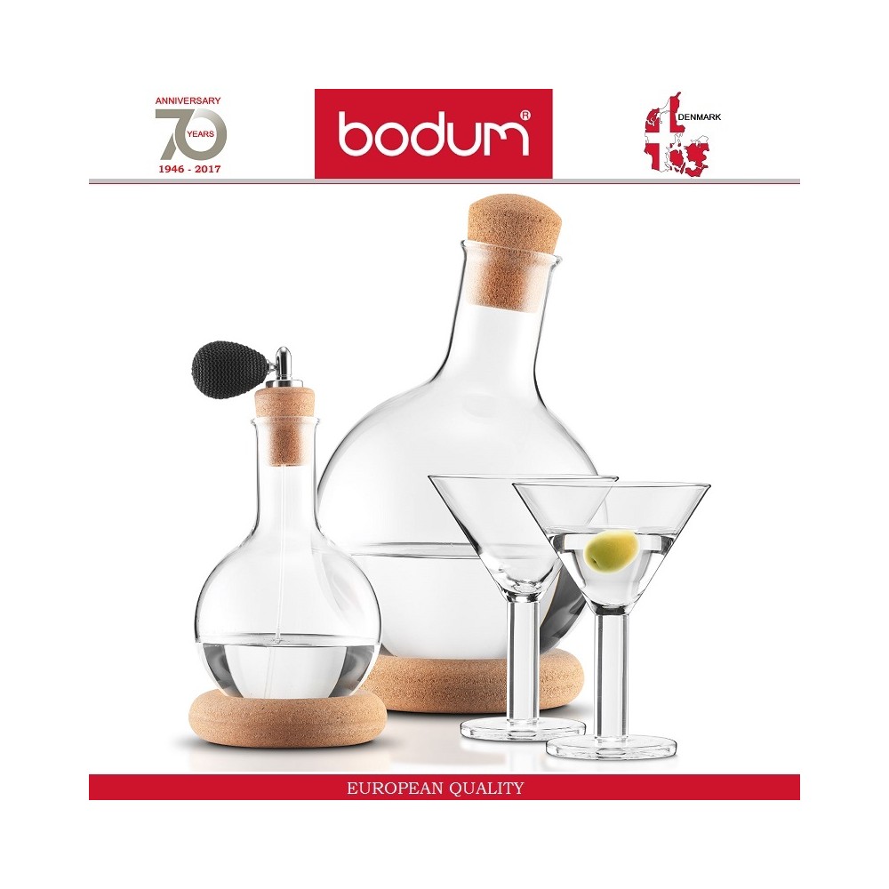 Большой набор Aroma Cork Melior для водки и мартини, 4 предмета, BODUM