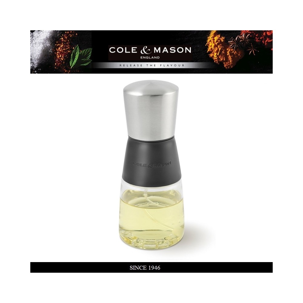 Аэрозольный распылитель для масла и уксуса Mist, H 18 см, стекло, Cole & Mason