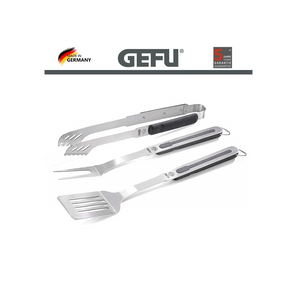 Набор инструментов для барбекю, 3 предмета, нержавеющая сталь, серия BBQ, GEFU