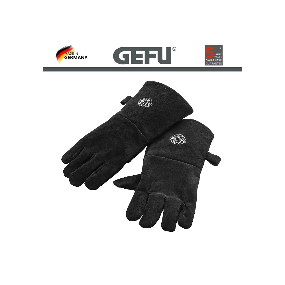 Перчатки защитные для гриля, натуральная замша, серия BBQ, GEFU