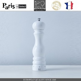Мельница Paris U Select Laque Blanc для соли, H 22 см, белый, PEUGEOT