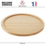 Подставка для блюда BASALT арт.65235, D 34 см, бамбук натуральный, REVOL